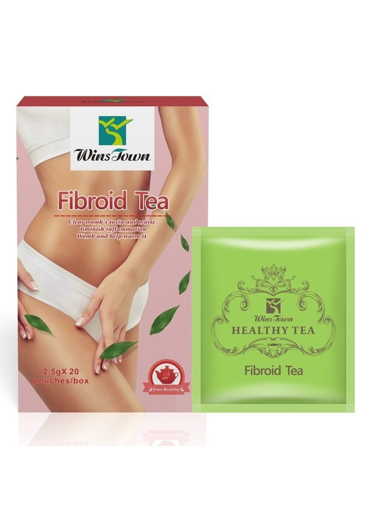 Wins Town Fibroid Teabags Healthcare Fertility Tea, Regulating Hormones Detox,Replenishing Qi And Blood 20 Pouches  - Image 1
