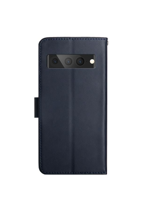 Green Tiger Case For Google Pixel 7 Pro Genuine Leather Fingerprint-proof Horizontal Flip Phone Case - Image 3