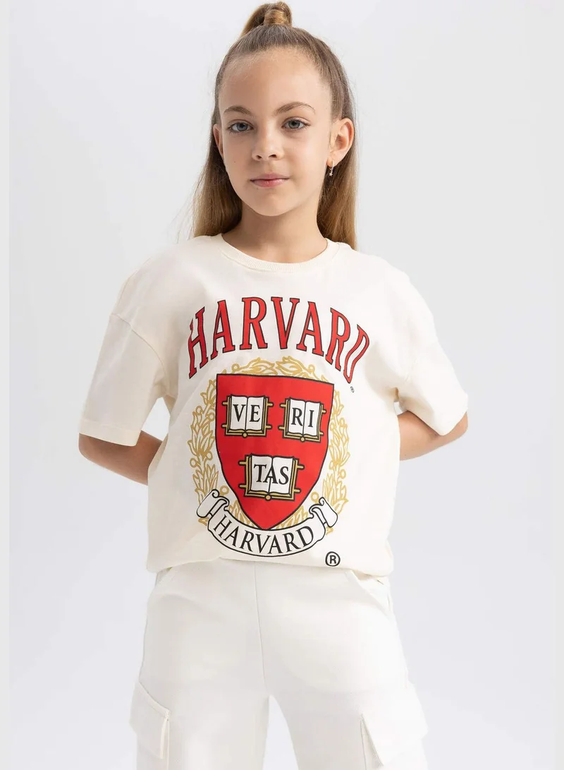 DeFacto Girl Oversize Fit Knitted Short Sleeve Body