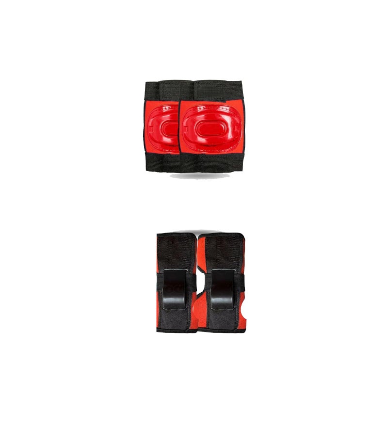FELIDAE Skating Guard, Protective Skating Guard Kit for(6 to 14 Years) Kids,Boy & Girl Cycling Protection Set | Multi Sport Gear, Head Knee, Elbow & Palm Guard Safety Protective Kit (Small) (Red) - Image 5