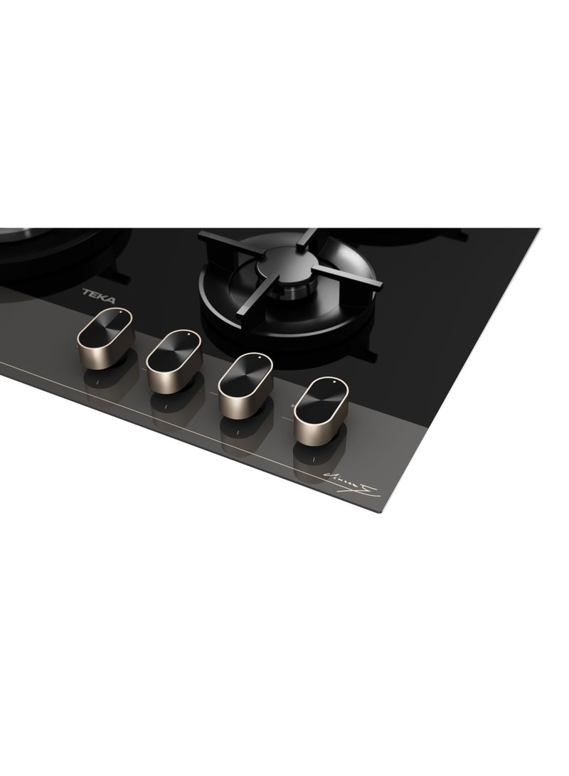 TEKA Van Gogh GBC 64 VB VG Van Gogh Museum Edition. 60cm Gas on Glass hob with 4 cooking zones 4 112570241 Dark Grey and Black Glass - Image 5