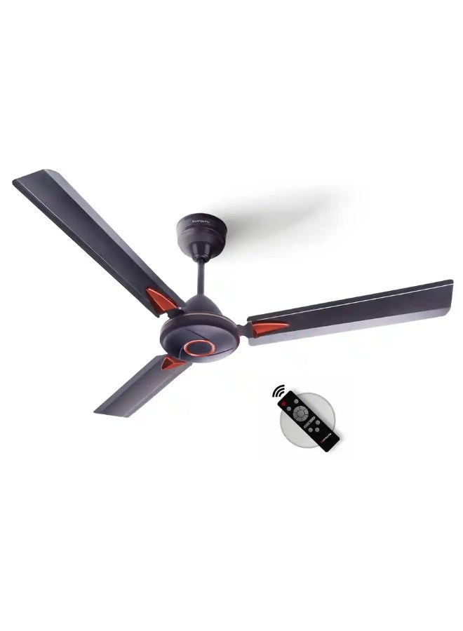 Longway Aero 1200 mm BLDC Ceiling Fan with Remote Control | Smoked Brown - Image 3