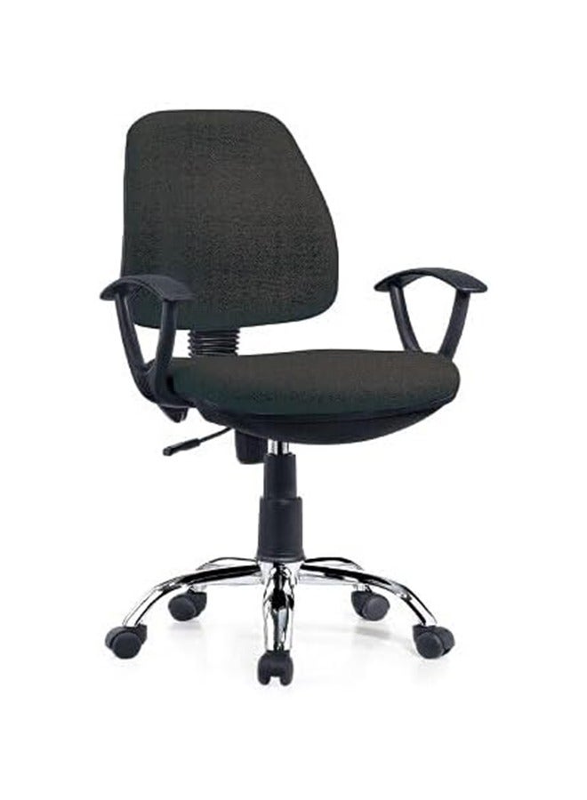 Gt Racing Team Galxy Design Gaming Chair Adjustable Height/Back With Headrest And Backrest,Fixed Padded Arms, 170 Degree Reclining (Black)