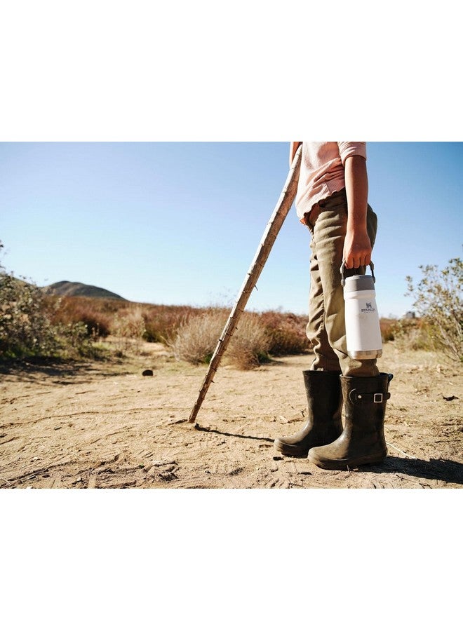 Stanley IceFlow Flip Straw Water Bottle 17 oz | Built-In Straw for Travel and Sports | Lightweight and Leak Resistant | Insulated Stainless Steel | BPA-Free | Polar - Image 5