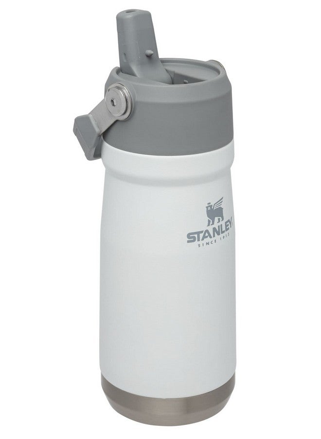 Stanley IceFlow Flip Straw Water Bottle 17 oz | Built-In Straw for Travel and Sports | Lightweight and Leak Resistant | Insulated Stainless Steel | BPA-Free | Polar - Image 4