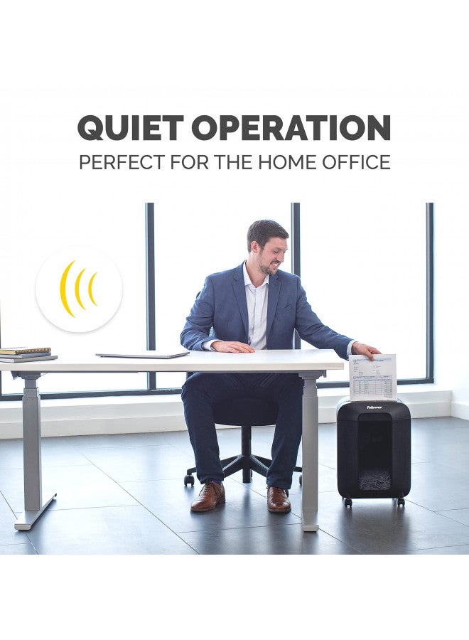 Fellowes LX85 12-Sheet, P4 Cross-Cut Home Office Paper Shredder with SafeSense - Image 4