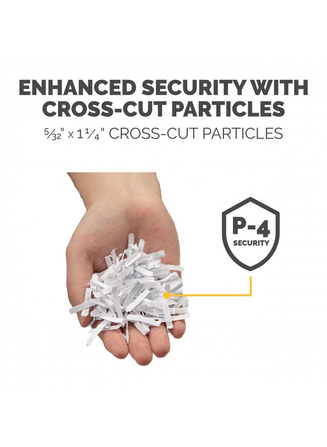 Fellowes LX85 12-Sheet, P4 Cross-Cut Home Office Paper Shredder with SafeSense - Image 2
