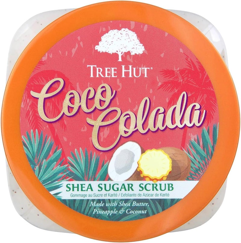 Tree Hut Coco Colada Shea Sugar Scrub, 18 oz, Ultra Hydrating and Exfoliating Scrub for Nourishing Essential Body Care - Image 3