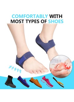 BTFMEI 2 Pieces Plantar Fasciitis Socks with Arch Support Heel Protector for Plantar Fasciitis and Heel Pain Relief  - Image 3