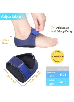 BTFMEI 2 Pieces Plantar Fasciitis Socks with Arch Support Heel Protector for Plantar Fasciitis and Heel Pain Relief  - Image 2