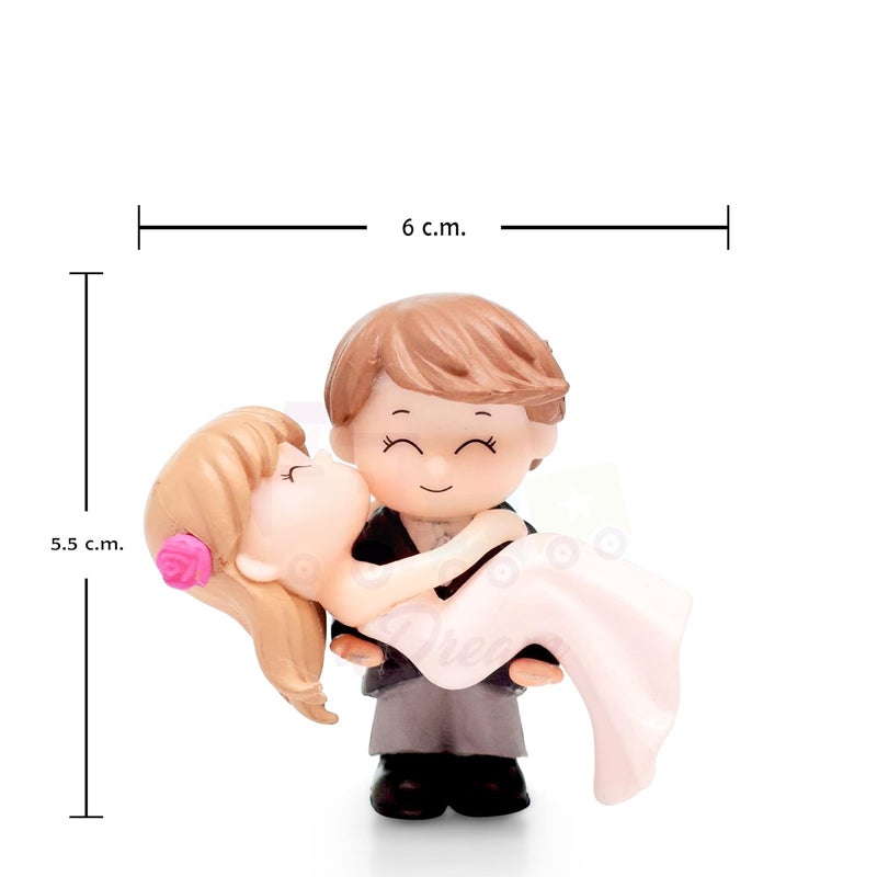 iDream iDream Resin Couple Showpiece – Romantic Birthday Gift for Boyfriend/Girlfriend, Elegant Decorative Figurine for Love and Special Occasions (White)  - Image 2