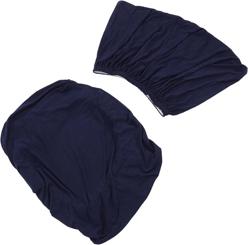 aqxreight RV Couch Covers RV Dinette Cushion Covers Water High Elasticity Sofa Slipcovers for RV Campervan Trailer with Dark Blue Backrest & Seat Cover - Image 5
