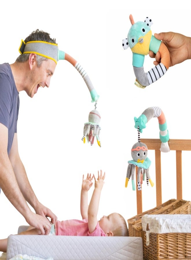 Dingle Dangle - Diaper Changing Headband & Mobile for Crib, Pushchair or Car Seat - Funny Baby Gifts - Great Baby Shower Gift or for Dads/New Parents - Featured on Shark Tank - Image 1