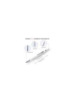 3 in 1 Foldable Cleaning Kit , Silicone Nib , Soft Brush , Flocking Sponge Cleaning Kit , Electronic Cleaner for Audio Device/Laptop/Phone/Computer/Screen  - Image 2