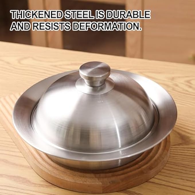 سلة طهي بالبخار للوعاء مقاس 11 بوصة من الفولاذ المقاوم للصدأ، سلة طهي بالبخار للمطبخ، السلطعون، جراد البحر، المعكرونة، البيض، المحار، الخضار، البروكلي، المأكولات البحرية، الذرة، البطاطس - Image 3