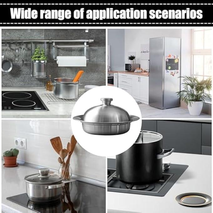 سلة طهي بالبخار للوعاء مقاس 11 بوصة من الفولاذ المقاوم للصدأ، سلة طهي بالبخار للمطبخ، السلطعون، جراد البحر، المعكرونة، البيض، المحار، الخضار، البروكلي، المأكولات البحرية، الذرة، البطاطس - Image 5