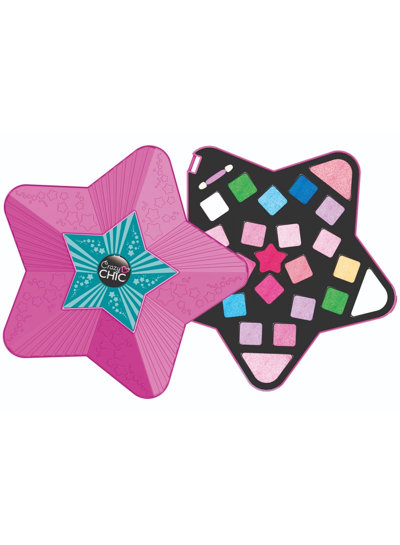 Clementoni Crazy Chic Superstar Make Up | Make Up Toy Kit | Do it Youself | Pretend Play | Arts & Crafts | Easy to Use | Develops Fine Motor Skills & Creativity | Colorful | Fashionable | Perfect Gift for Fashion Lovers! - Image 2