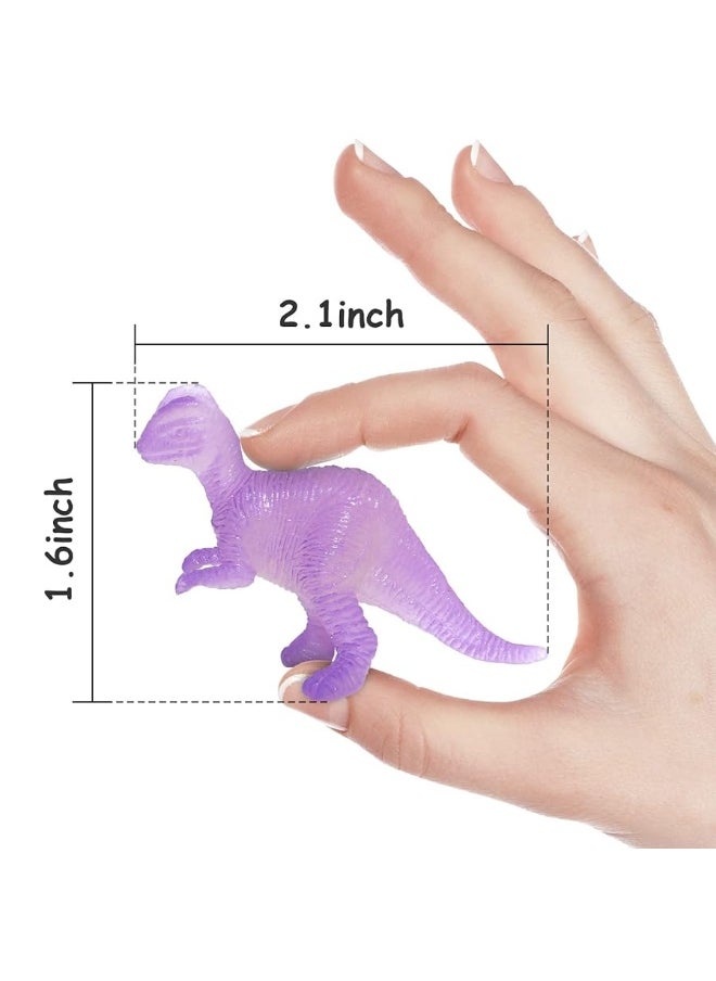 HAPTIME 16 Pcs Mini Dinosaur Figures, Small Luminous Dinosaur Toy, Glow in The Dark Dinosaur Party Favors Cake Toppers, Plastic Dino Toys for Kids Easter Basket Suffers Treasure Goody Bag - pzsku/Z3F5BFFBB9E343D54E6D1Z/45/_/1729416038/2fa0b77b-1523-46c1-be93-78788e8c0b22