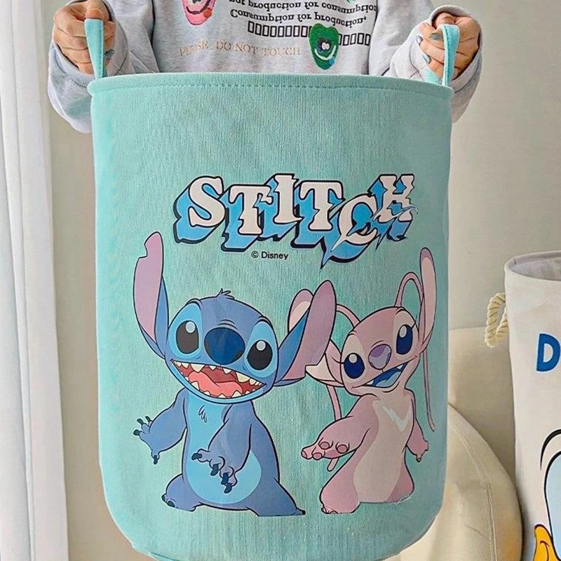 Y&D Cartoon Kids Laundry Basket - Felt Storage Bin with Handles for Baby Clothes, Toys & Home Organization - Image 4