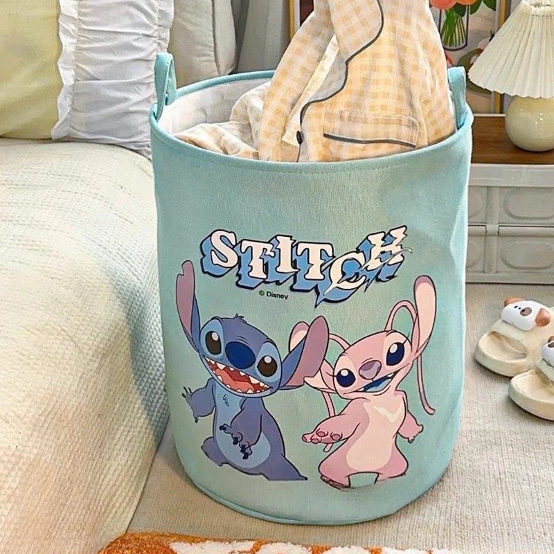 Y&D Cartoon Kids Laundry Basket - Felt Storage Bin with Handles for Baby Clothes, Toys & Home Organization - Image 3