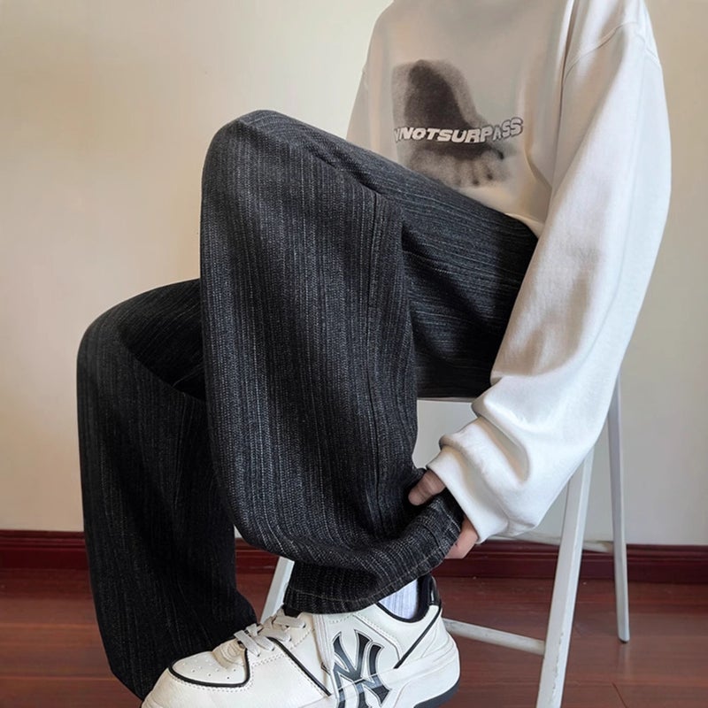 Unisex Classic Denim Jeans Loose Fit Daily Outdoor Wear - Image 4
