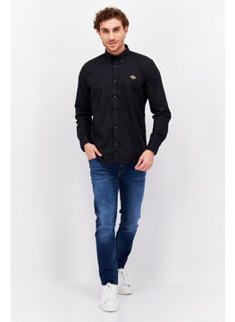 Men Regular Fit Embroidered Long Sleeves Casual Shirt, Black - pzsku/Z3F5C2E67F022DAD7F968Z/45/_/1737728271/4a7ecd39-3362-4140-bc07-a18fa439b814