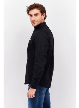 Men Regular Fit Embroidered Long Sleeves Casual Shirt, Black - pzsku/Z3F5C2E67F022DAD7F968Z/45/_/1737728275/cd671a60-2403-4a3d-b335-b5b78bb27c30