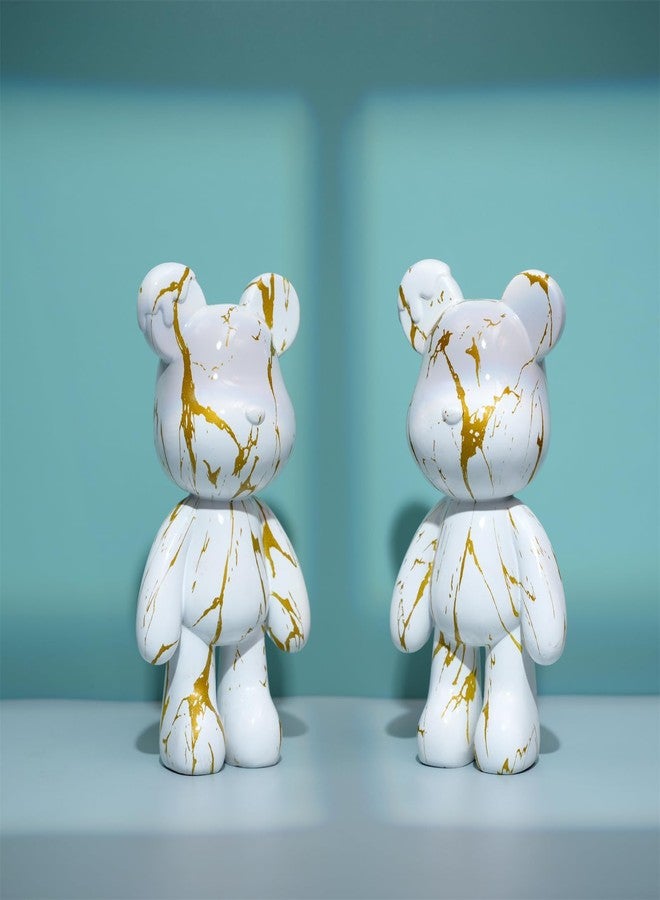 Coniuty Resin Bear Statue Decor for Home, Animal Sculpture Ornament for Indoor Room (Type A) - Image 4