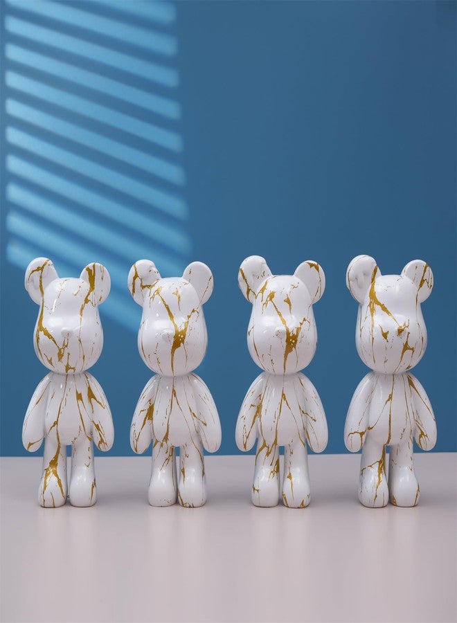 Coniuty Resin Bear Statue Decor for Home, Animal Sculpture Ornament for Indoor Room (Type A) - Image 5