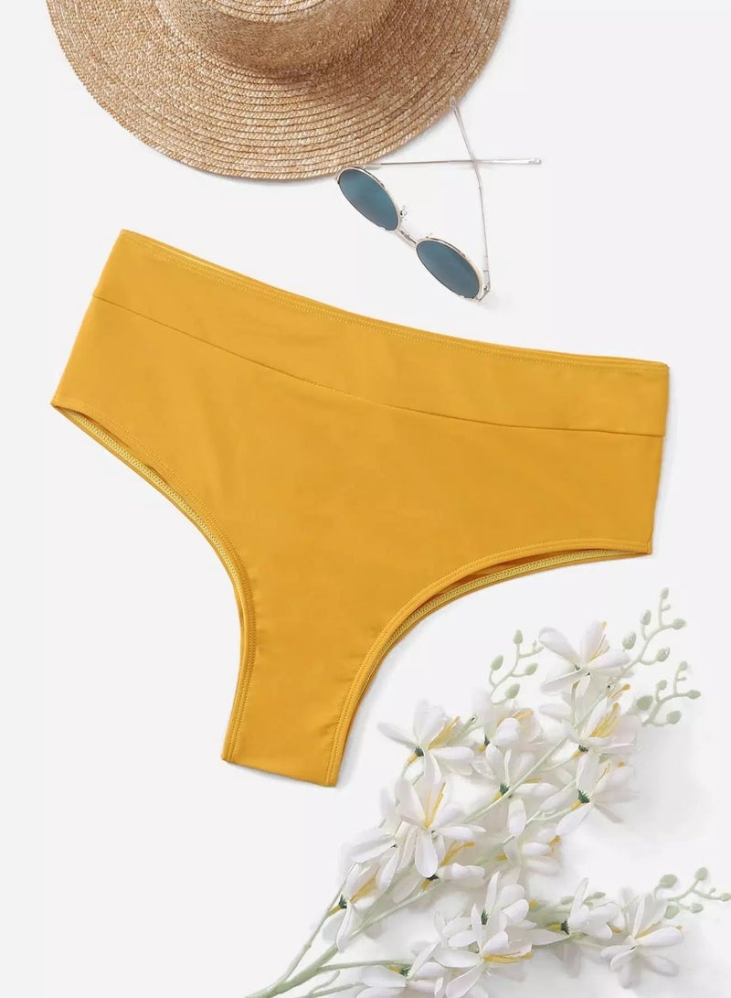 Generic Maternity Solid High Waisted Bikini Panty - Image 1