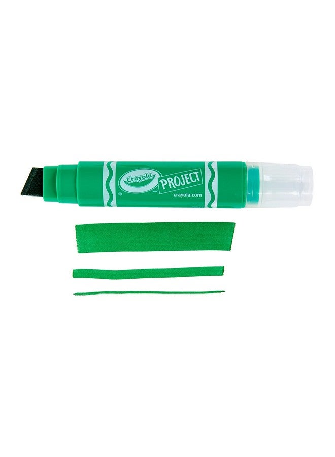 Crayola XL Poster Markers, Assorted Classic Colors, School Supplies, 4 Count - Image 4