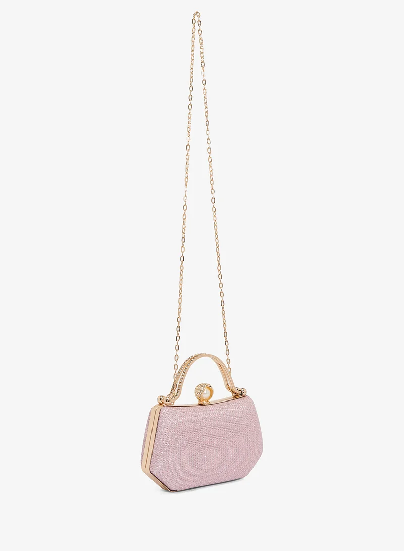Khizana  Gold Accent Top Handle Clutch for Women | Best Price UAE