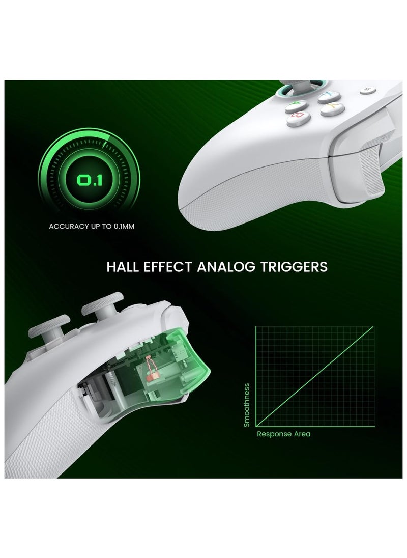 Generic - Classic Gamepad GameSir G7se Wired Game Controller for Xbox Series X/S, Xbox One, Windows 10/11 Plug Steam and Play Gaming Gamepad with Hall Effect Joysticks/Hall Trigger White - Image 1