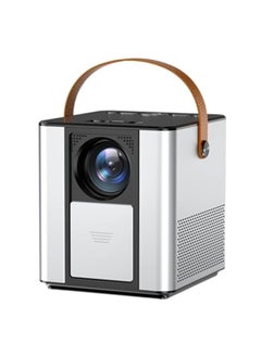 Mi VAZA Portable Projector, 3800led Small Projector With Bluetooth Speaker, USB Mini Outdoor Movie Projector, LED Video Smart Home Theater Projectors For Home Office, (1pc, White 1)  - Image 1