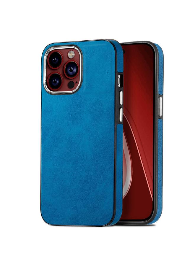 اس-توب جراب لهاتف iPhone 15 Pro Max مصنوع من مادة TPU المقاومة للصدمات وملمس الجلد - Image 1