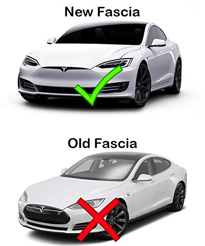 Custom Cut Graphics Logo Decal Wrap for Tesla Model S, Facelift, 14-pc Set (Gloss Red) - Image 2