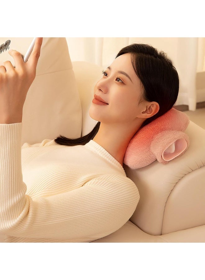 Hugifts 1000ml Plush Hot Water Bottle, Leak-Proof Reusable Warm Water Bag for Period Pain & Muscle Relief - Image 2