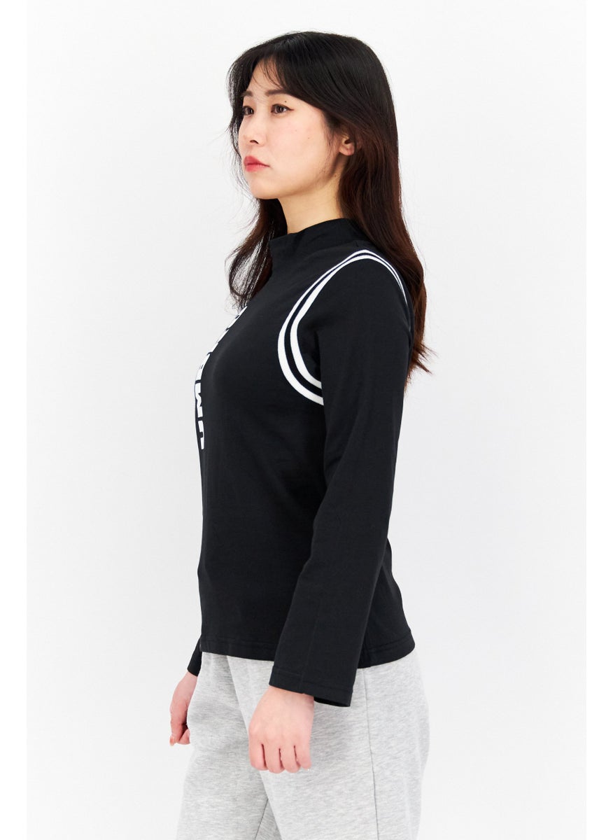 umbro Women Sportswear Fit Brand Logo Outdoor Tops, Black  - Image 4