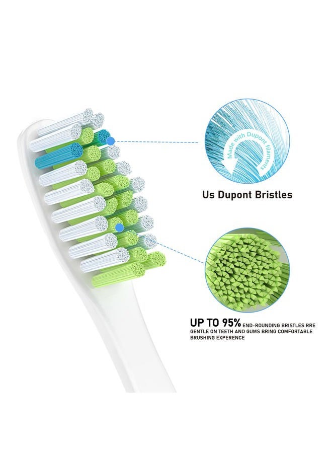 Heepim Replacement Toothbrush Heads for Ultra Plaque Control & Whitening, Diamantine-Clean Brush Heads Compatible with Philips Sonicare Electric Toothbrush, 4 Pack - Image 3