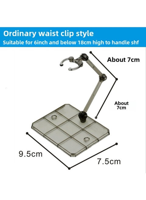 Q Version Of The Animation Hand Stand BB Model Display Stand Base SD 1/144 Gundam Toy Hand Around-Color:Black