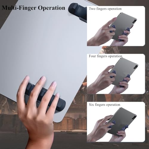 PXIRQ Gaming Handle for iPad, [Washable & Reusable] Anti-Slip Silicone Gamepad Grip, Multi-Finger Triggers Operation Tablet Game Controller for PUBG/Knives Out/Rules of Survival - Image 3