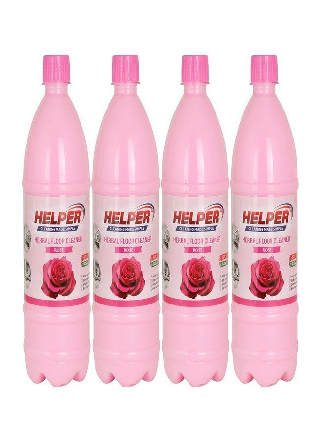 HELPER HERBAL SCENTED PHENYL ROSE -1LITER, PACK OF 4 - Image 2