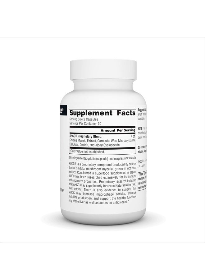 Source Naturals AHCC Increases Natural Killer Cell Activity* 500mg - 60 Capsules - Image 2