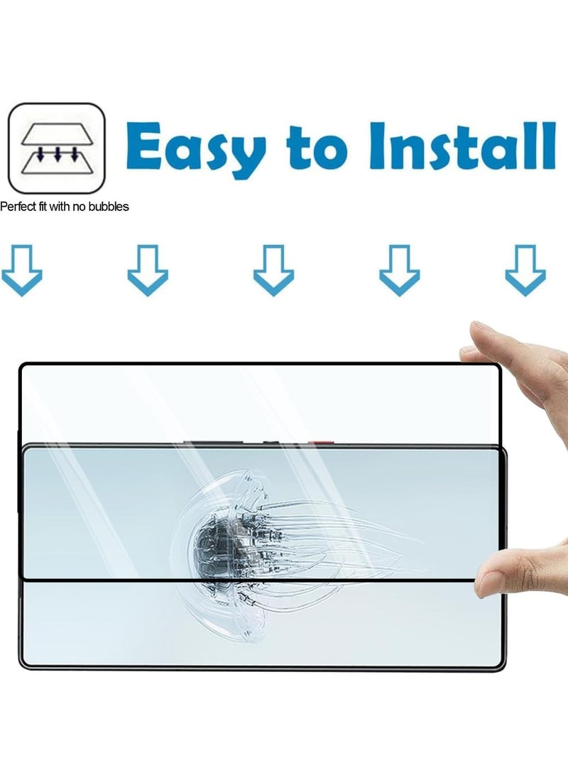 زجاج واقي للشاشة من الزجاج المقوى لهاتف ZTE Nubia Red Magic 11 Pro / 11 Pro Plus، زجاج مقاوم للخدش وبصمات الأصابع، مقاوم للكسر، واقي شاشة لهاتف Red Magic 11 Pro - Image 3