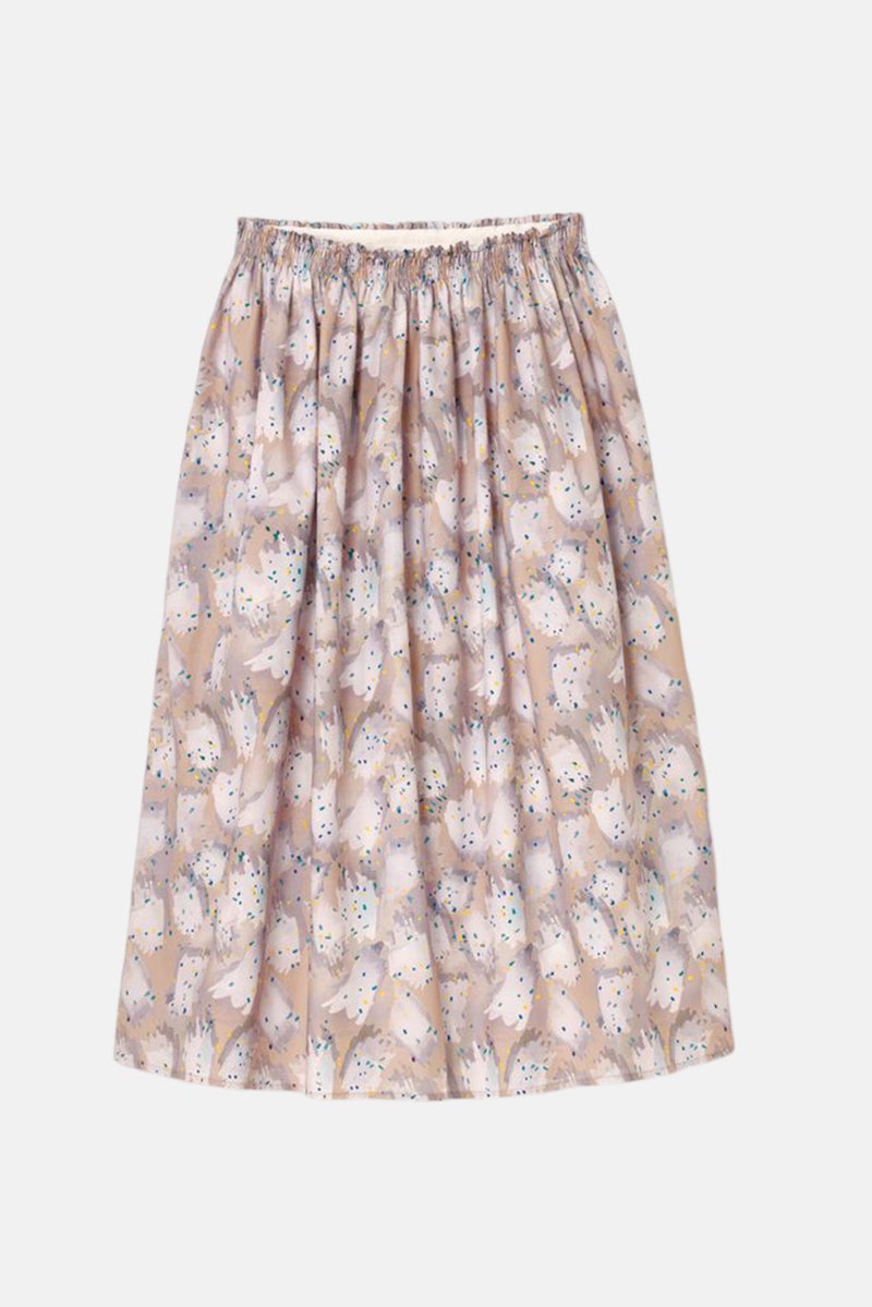 Tchibo Women Allover Printed Midi Skirt, Grey Combo - Image 2