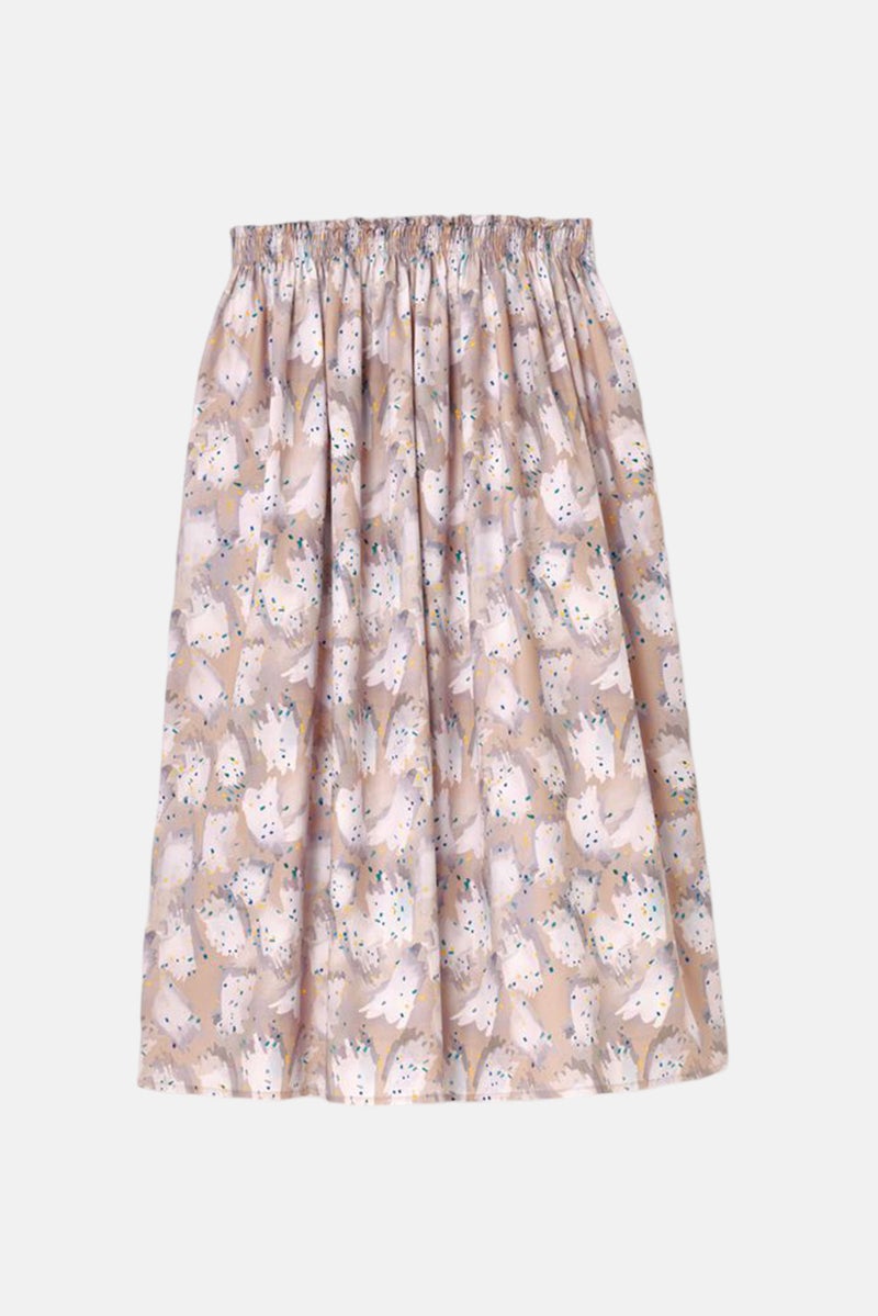 Tchibo Women Allover Printed Midi Skirt, Multicolor - Image 3