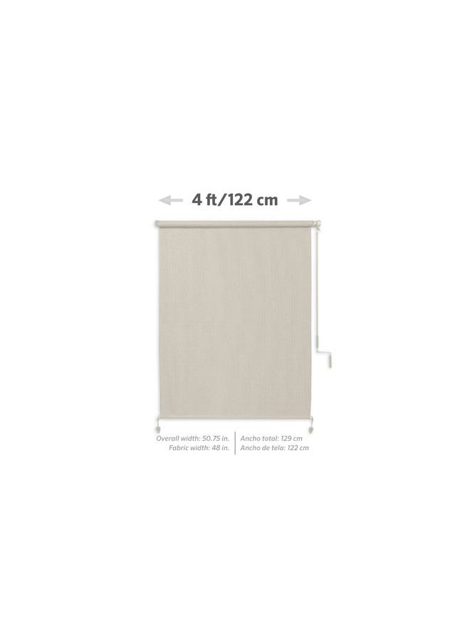 Coolaroo 462161 Roller Shade, 4' x 8', Pebble - Image 3