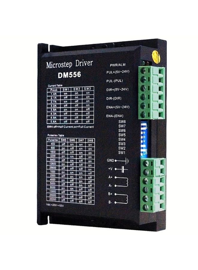 DM556 محرك خطوة سائق CNC وحدة تحكم رقمية 20 50V DC 5.6A لنماذج Nema 23 24 - Image 1