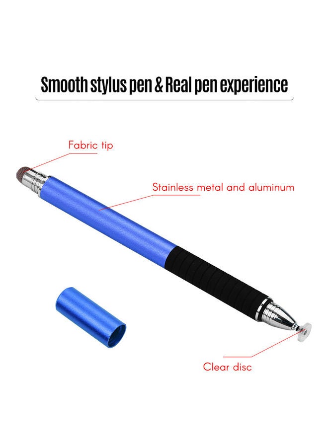 2-in-1 Precision Stylus Pen Blue - Image 1