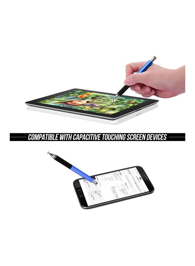2-in-1 Precision Stylus Pen Blue - Image 2